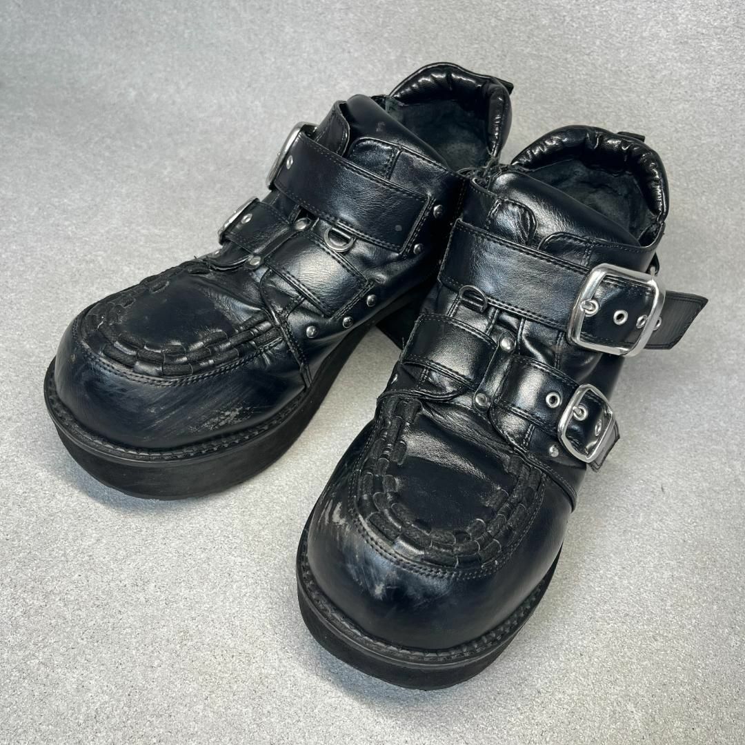 YOSUKE(ヨースケ)のヨースケ 26cm ブーツ スニーカー プラットフォーム ブラック ♫ レディースの靴/シューズ(ブーツ)の商品写真
