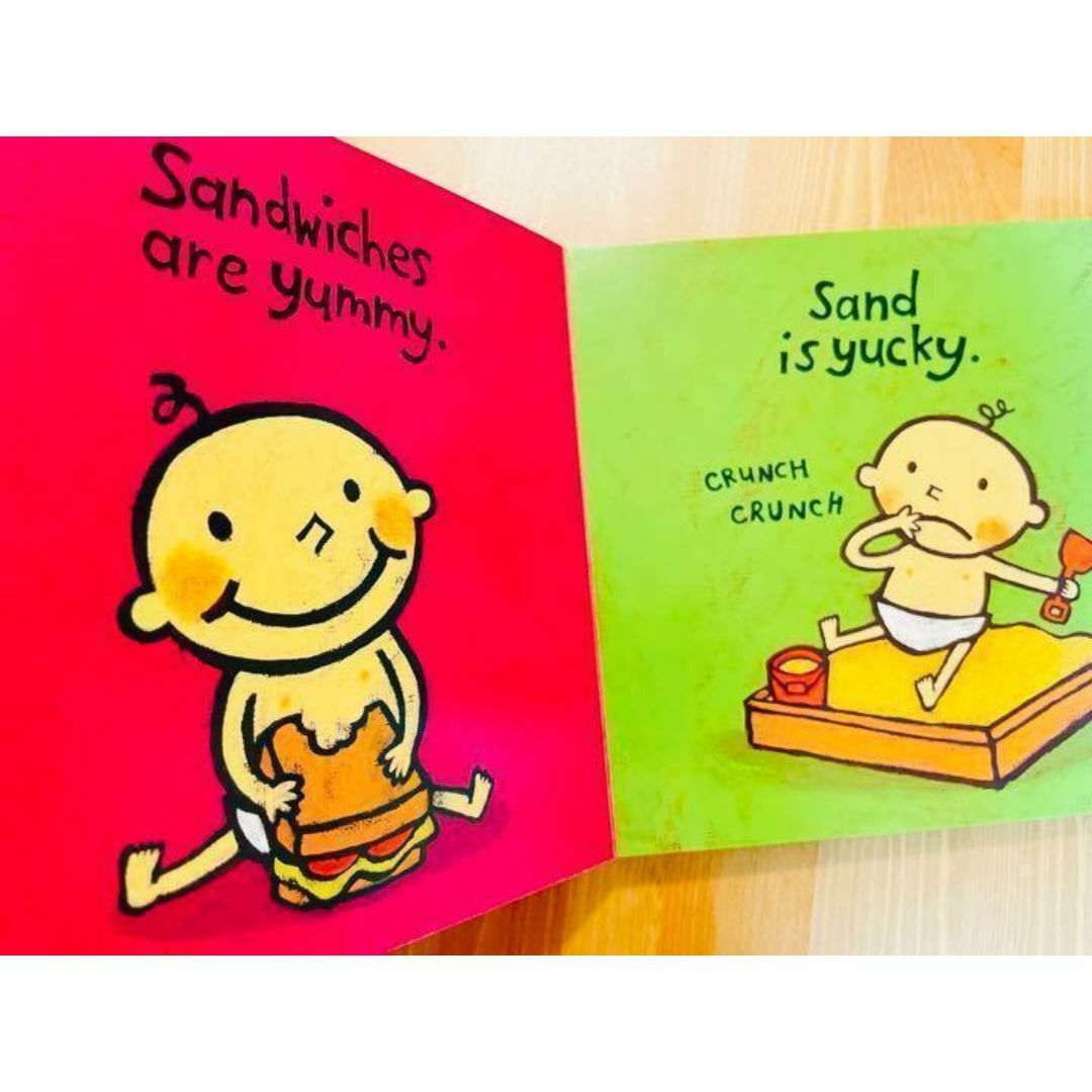 英語絵本 Yummy yucky 洋書 おいしー！べーっ！ エンタメ/ホビーの本(絵本/児童書)の商品写真