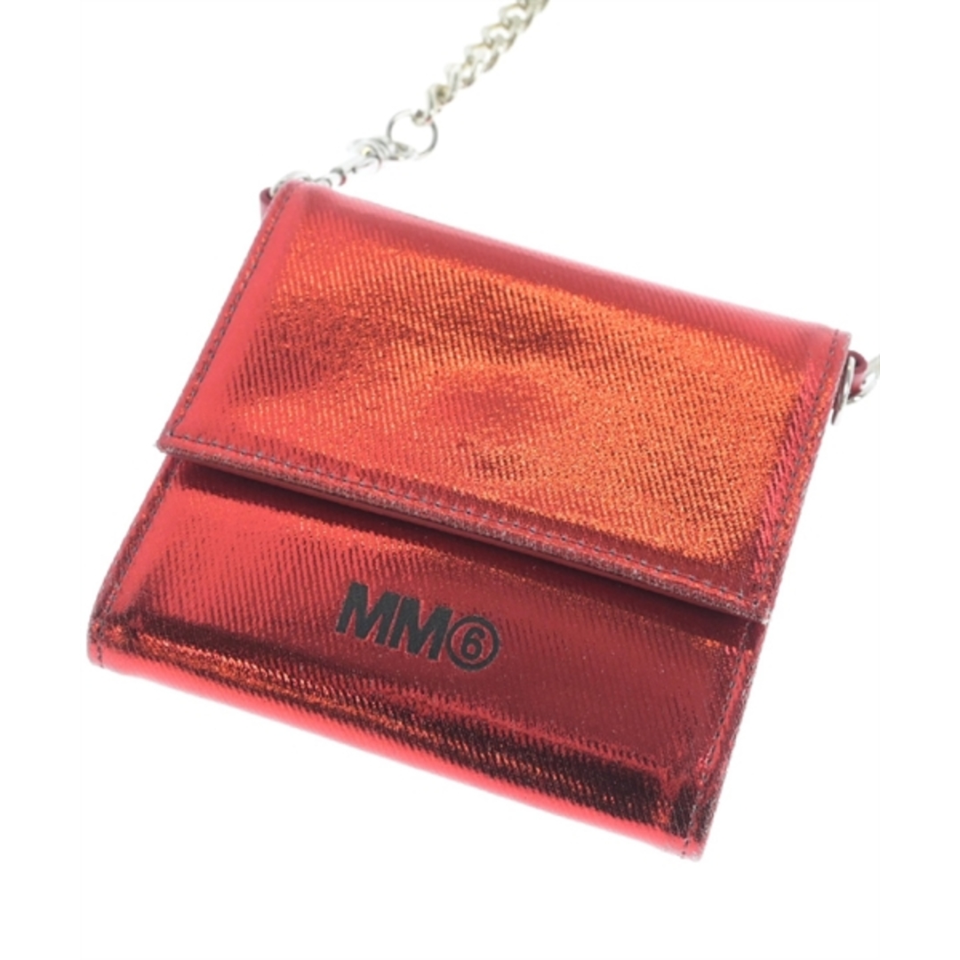 MM6(エムエムシックス)のMM6 エムエムシックス 財布・コインケース - 赤 【古着】【中古】 レディースのファッション小物(財布)の商品写真