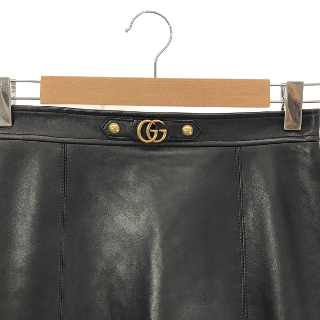 Gucci(グッチ)のグッチ レザー スカート スカート レディースのスカート(その他)の商品写真