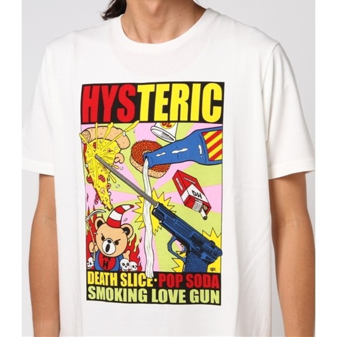 HYSTERIC GLAMOUR(ヒステリックグラマー)のHYSTERIC GLAMOUR × KOZIK/PIZZAプリントTシャツ メンズのトップス(Tシャツ/カットソー(半袖/袖なし))の商品写真