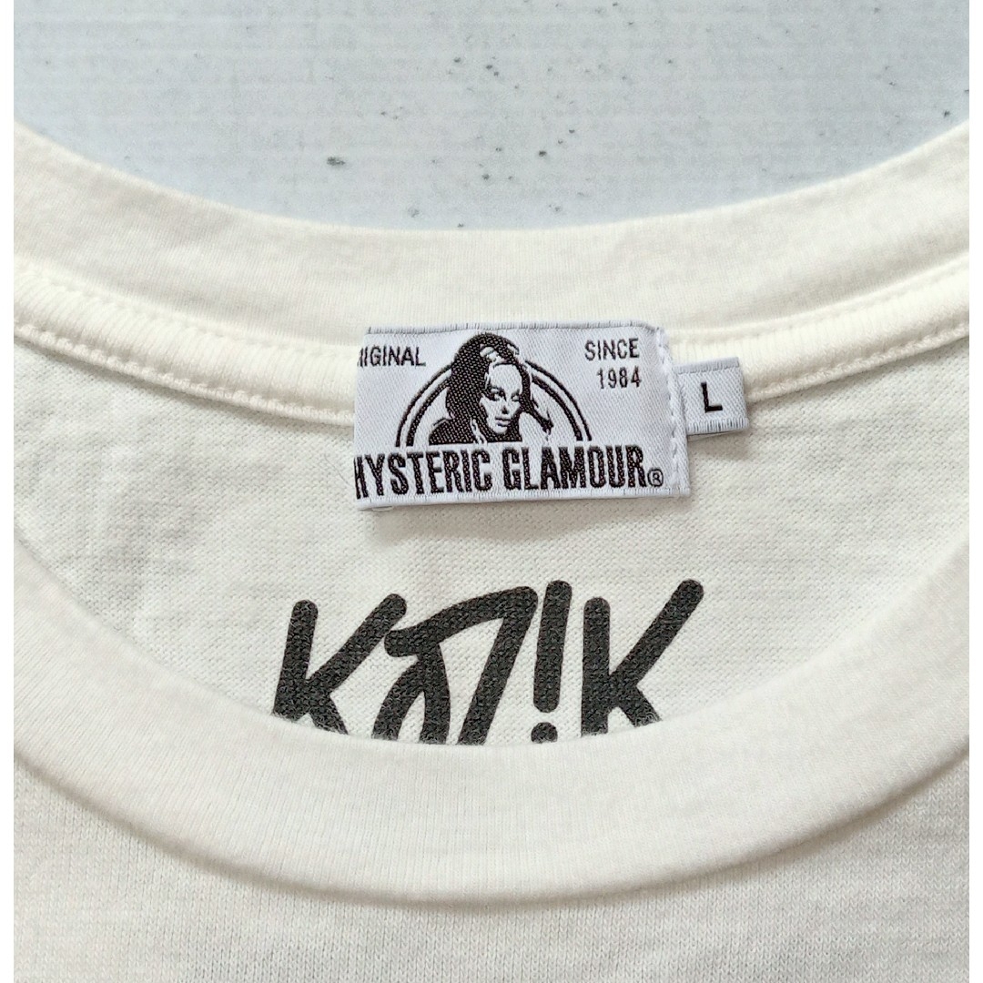 HYSTERIC GLAMOUR(ヒステリックグラマー)のHYSTERIC GLAMOUR × KOZIK/PIZZAプリントTシャツ メンズのトップス(Tシャツ/カットソー(半袖/袖なし))の商品写真