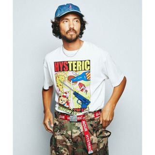 ヒステリックグラマー(HYSTERIC GLAMOUR)のHYSTERIC GLAMOUR × KOZIK/PIZZAプリントTシャツ(Tシャツ/カットソー(半袖/袖なし))