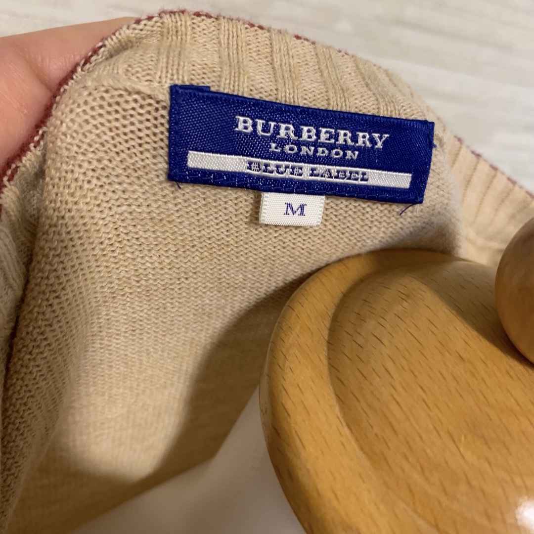BURBERRY(バーバリー)のBURBERRY  ジップ 半袖 ニット レディースのトップス(ニット/セーター)の商品写真
