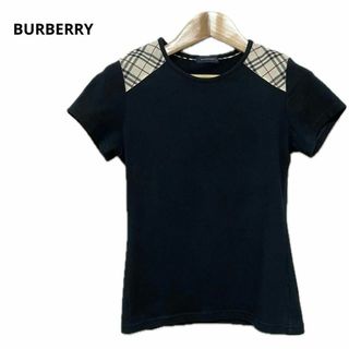 BURBERRY - 訳あり BURBERRY バーバリー Tシャツ ブラック 14