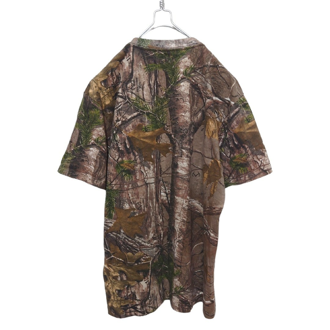 VINTAGE(ヴィンテージ)の【REALTREE】ワンポイントロゴ リアルツリーカモ Tシャツ S-553 メンズのトップス(Tシャツ/カットソー(半袖/袖なし))の商品写真