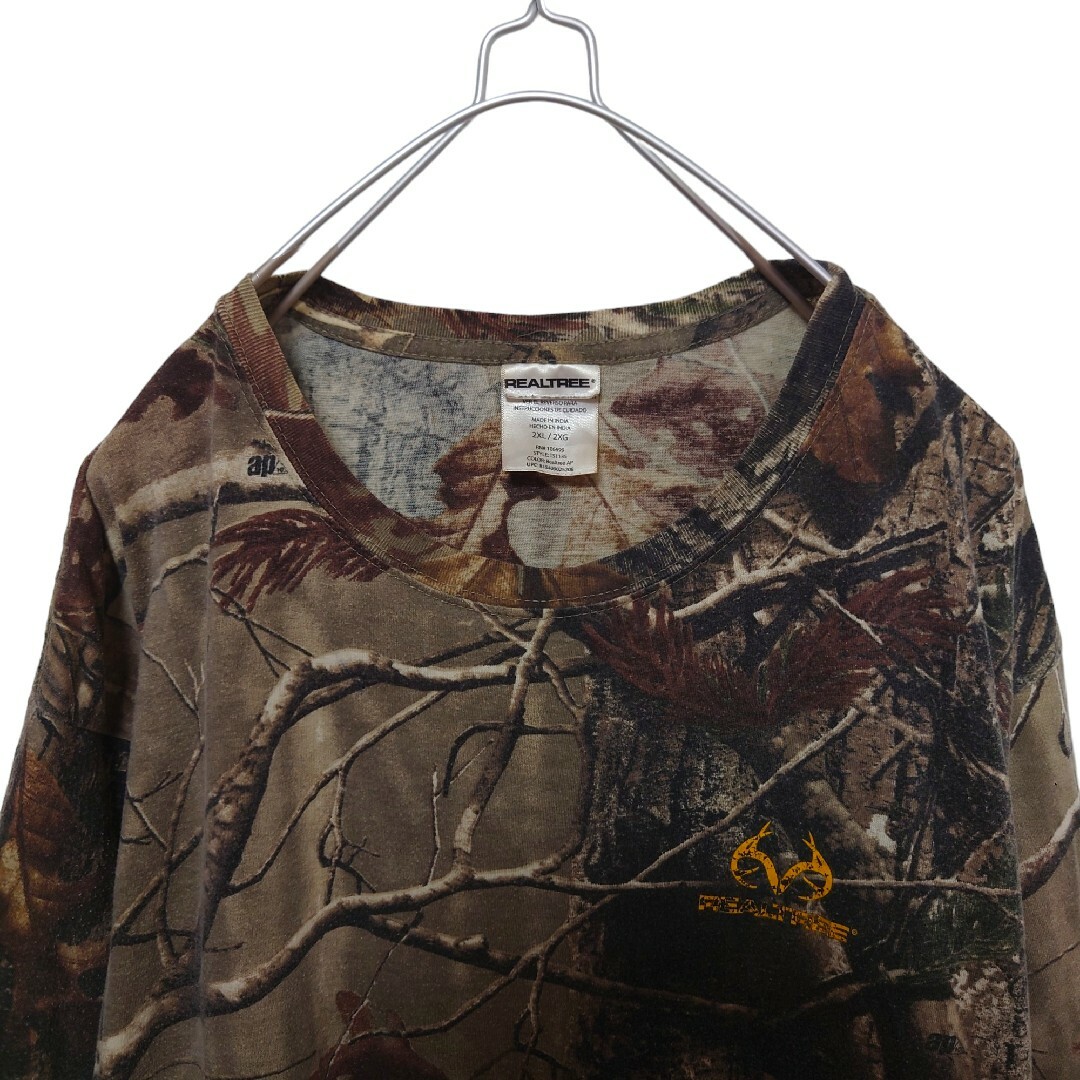 VINTAGE(ヴィンテージ)の【REALTREE】ワンポイントロゴ リアルツリーカモ Tシャツ S-553 メンズのトップス(Tシャツ/カットソー(半袖/袖なし))の商品写真