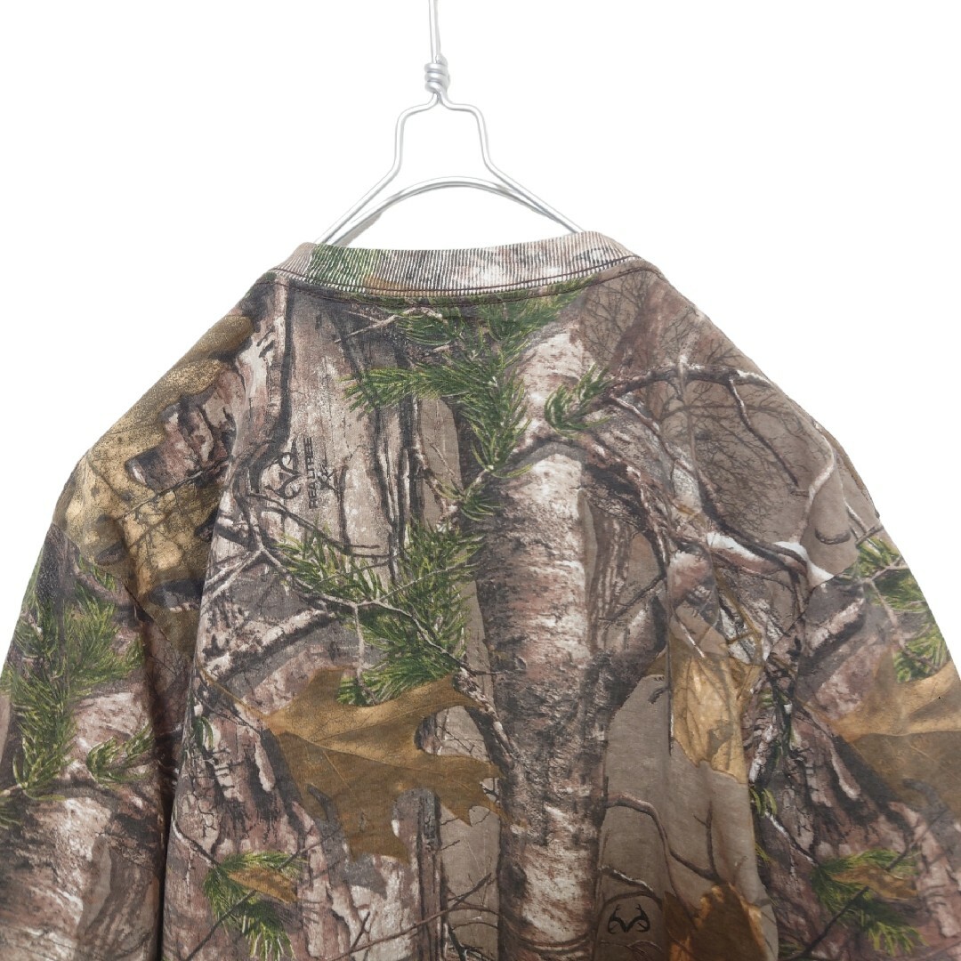 VINTAGE(ヴィンテージ)の【REALTREE】ワンポイントロゴ リアルツリーカモ Tシャツ S-553 メンズのトップス(Tシャツ/カットソー(半袖/袖なし))の商品写真