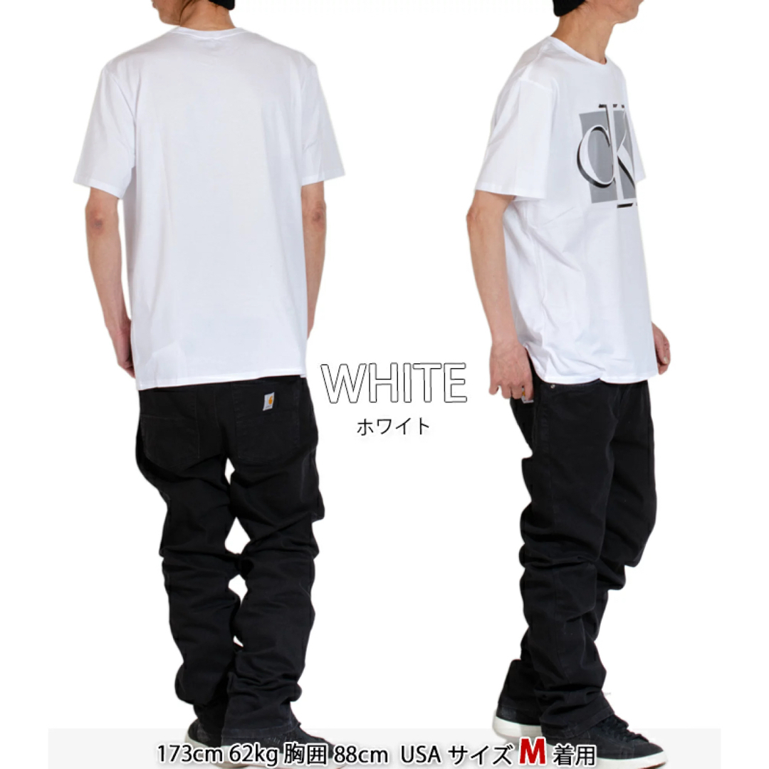 Calvin Klein(カルバンクライン)のカルバンクライン　グラフィックTシャツ　ロゴTee ホワイト　白　XL メンズのトップス(Tシャツ/カットソー(半袖/袖なし))の商品写真