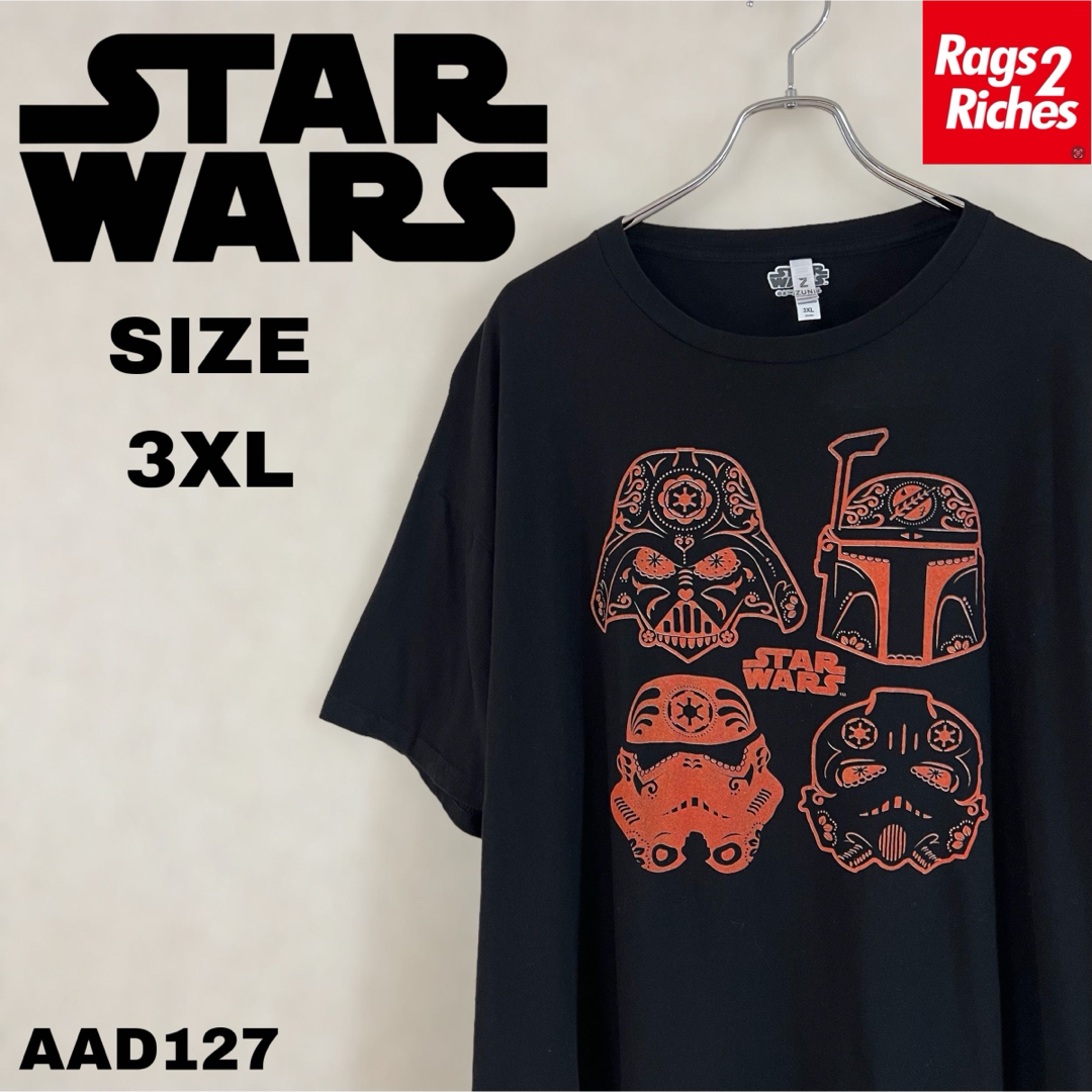 TV&MOVIE(ティービーアンドムービー)の希少3XL スターウォーズ STAR WARS プリントTシャツ メンズのトップス(Tシャツ/カットソー(半袖/袖なし))の商品写真