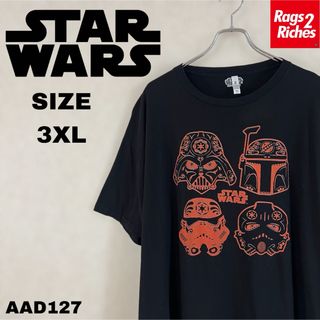 ティービーアンドムービー(TV&MOVIE)の希少3XL スターウォーズ STAR WARS プリントTシャツ(Tシャツ/カットソー(半袖/袖なし))