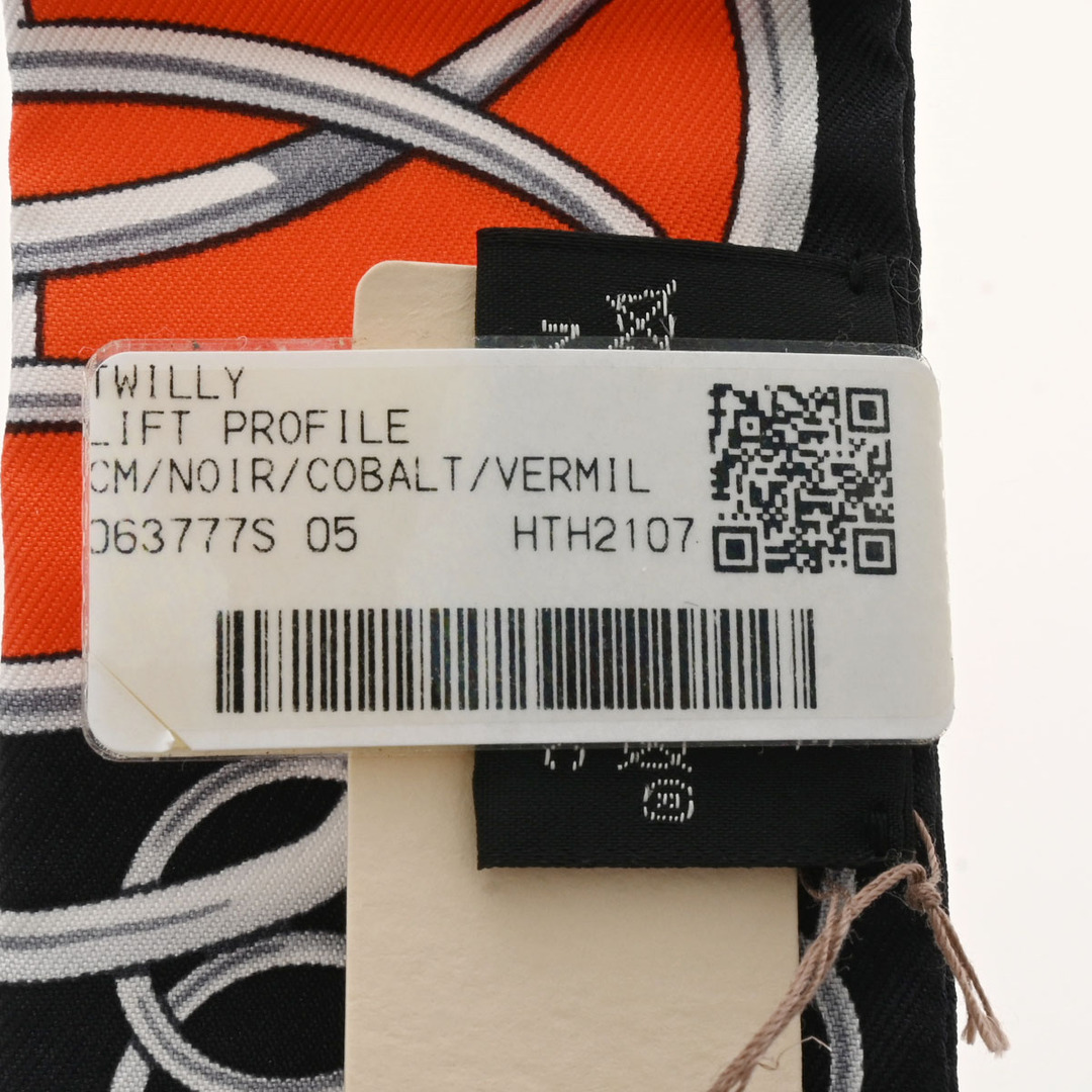 Hermes(エルメス)の新品 エルメス HERMES 063777S レディース スカーフ ブラック シルク100％ ハンドメイドのファッション小物(スカーフ)の商品写真