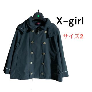 【X-girl】エックスガール　リョート丈ジャンパー　ブルゾン　サイズ2(ブルゾン)