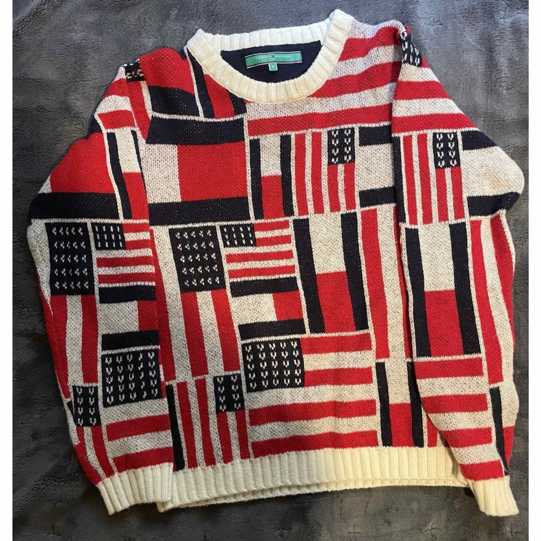 TOMMY HILFIGER(トミーヒルフィガー)のトミーヒルフィガー TOMMY HILFIGER アメリカ メンズ ニット 長袖 レディースのトップス(ニット/セーター)の商品写真