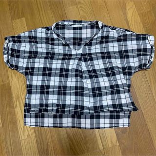 RETRO GIRL - レトロガール　チェック半袖シャツ　チェックシャツ