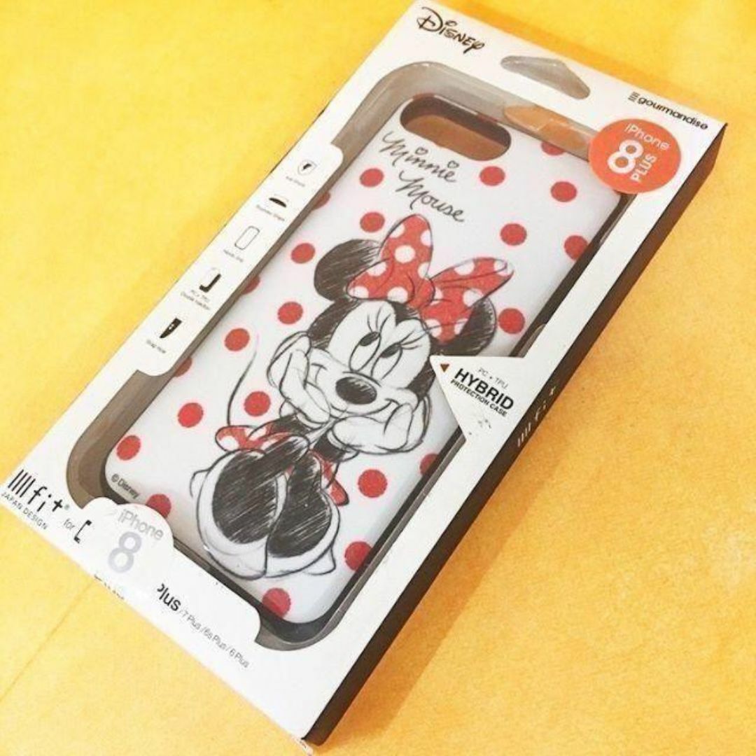 Disney(ディズニー)のIIIIfi+ ミニー iP8P/7Plus 兼用 スマホケース DN442 スマホ/家電/カメラのスマホアクセサリー(iPhoneケース)の商品写真