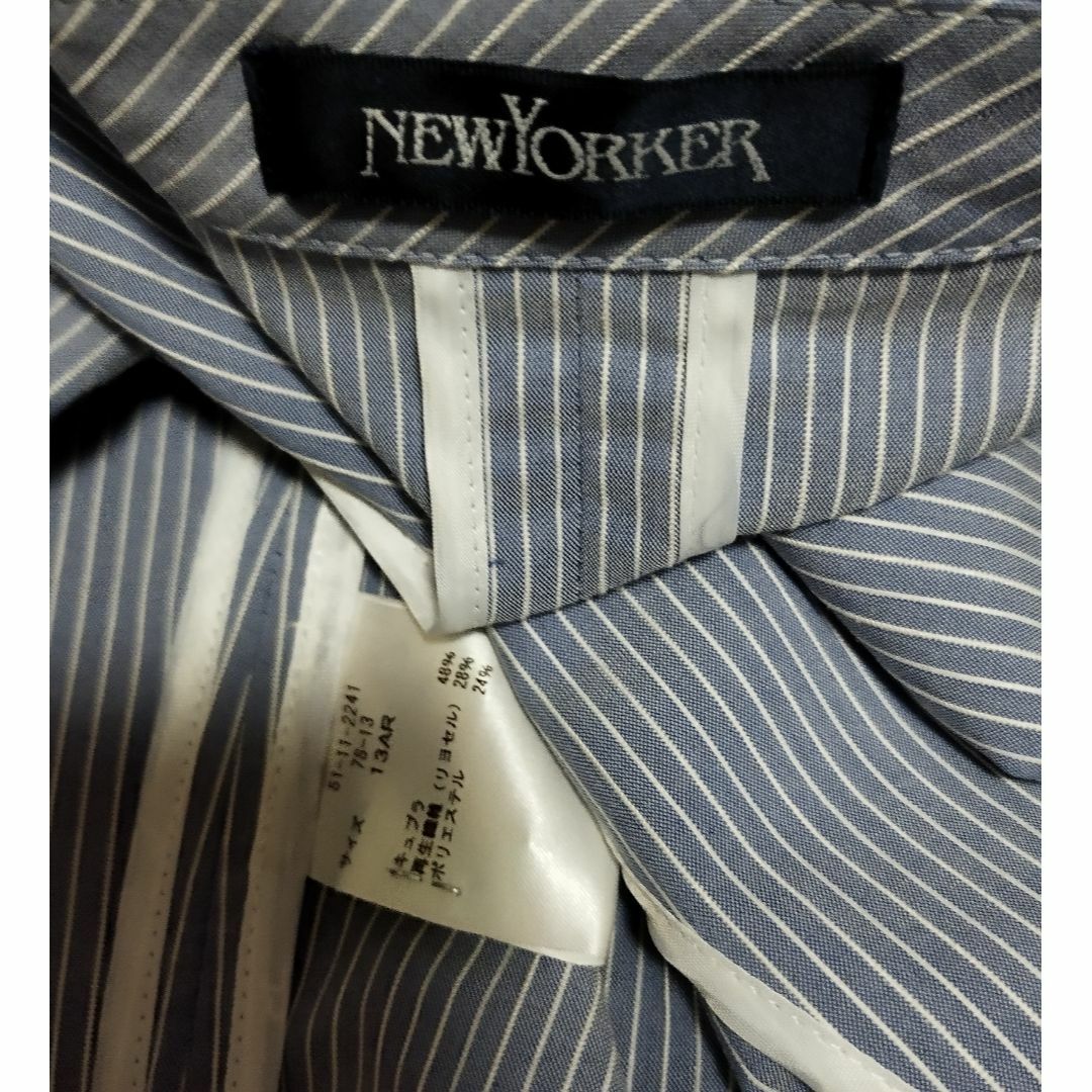 NEWYORKER(ニューヨーカー)の13AR 大きいサイズ  ニューヨーカー 春夏 薄手七分袖 カジュアルジャケット レディースのジャケット/アウター(テーラードジャケット)の商品写真