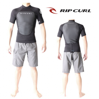リップカール(Rip Curl)のリップカール ウェットスーツ メンズ 半袖 タッパ 1mm(サーフィン)