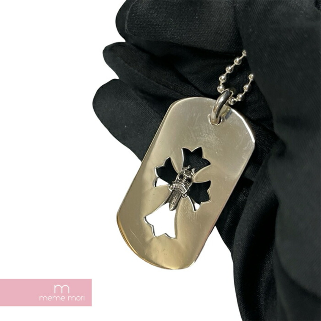 Chrome Hearts(クロムハーツ)のCHROME HEARTS Large Dogtag Dagger Pendant クロムハーツ ラージドッグタグダガーペンダント ネックレス 925 シルバー 【240429】【中古-A】【me04】 メンズのアクセサリー(その他)の商品写真