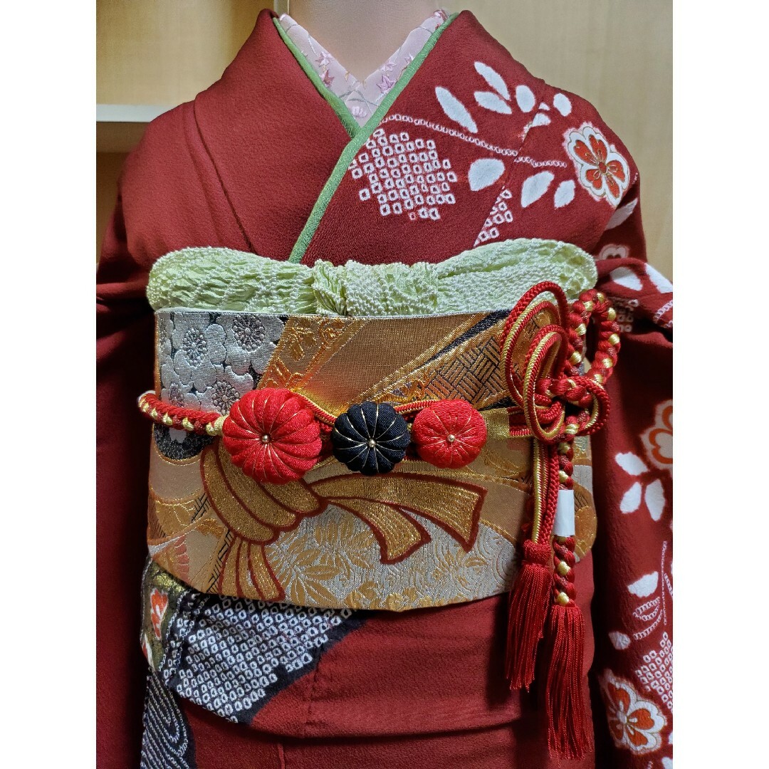 振り袖(16) 長襦袢、袋帯、小物セット レディースの水着/浴衣(着物)の商品写真