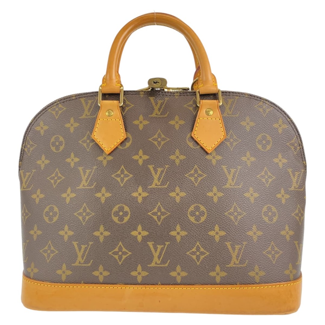 LOUIS VUITTON(ルイヴィトン)のLOUIS VUITTON ルイヴィトン モノグラム アルマ PM ブラウン 茶 PVC レザー M51130 ハンドバッグ トートバッグ レディース 405614 【中古】 レディースのバッグ(ハンドバッグ)の商品写真