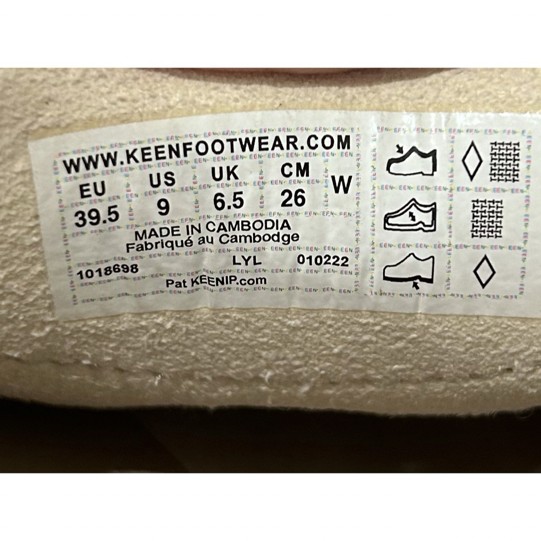 KEEN(キーン)のKEEN WHITE CAP/CORNSTALK レディース 1018698 レディースの靴/シューズ(サンダル)の商品写真