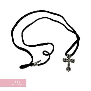 クロムハーツ(Chrome Hearts)のCHROME HEARTS Filligre Cross Pendant Tiny Leather Blade クロムハーツ フィリグリークロス タイニーレザーブレード ネックレス 925 シルバー 【240429】【中古-A】【me04】(その他)