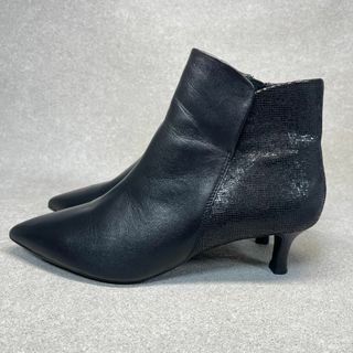 ロックポート(ROCKPORT)のロックポート 24.5cm トータルモーションアライヤプレーンブーツ ブラック♫(ブーツ)