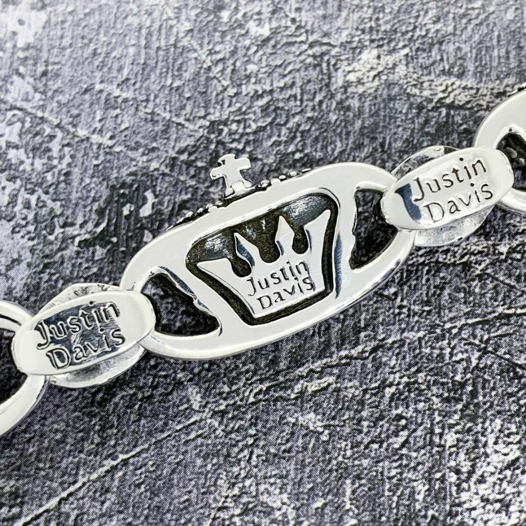 定価15.4万☆Justin Davis クラウンブレスレット(Sサイズ) 定価15.4万☆Justin Davis クラウンブレスレット(Sサイズ)