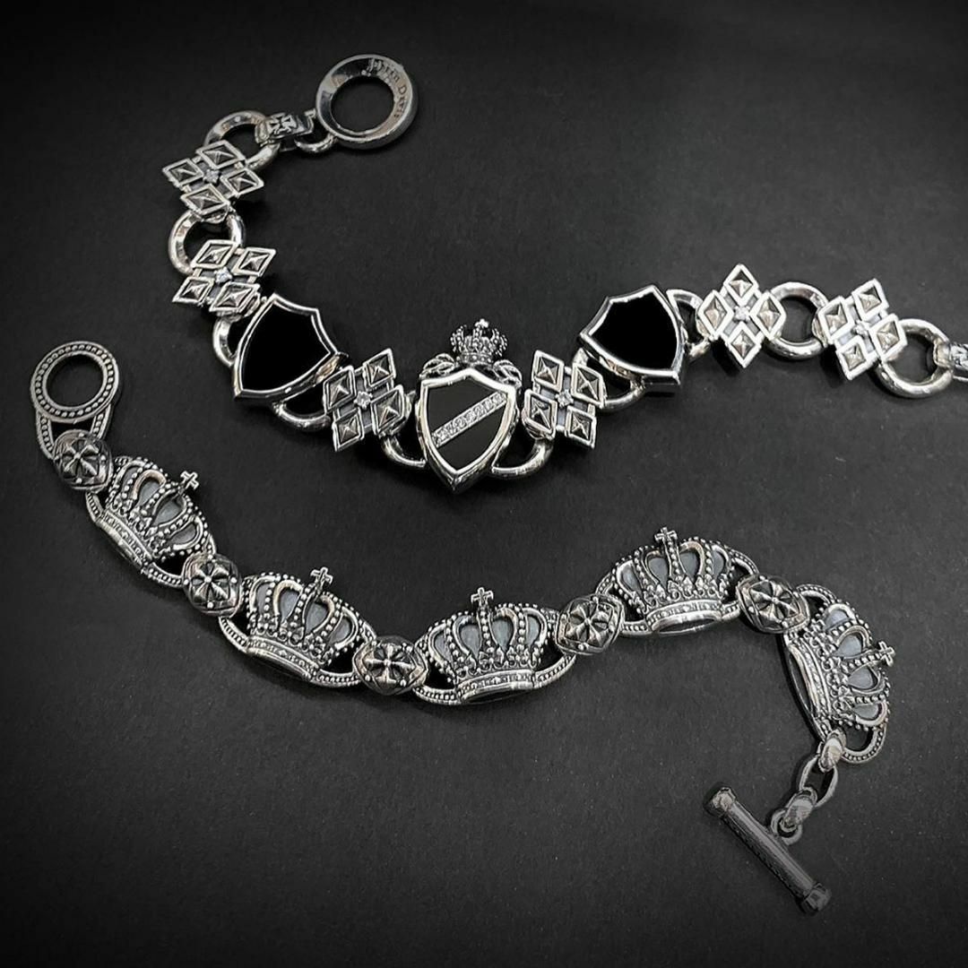 定価15.4万☆Justin Davis クラウンブレスレット(Sサイズ) 定価15.4万☆Justin Davis クラウンブレスレット(Sサイズ)