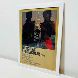 【白額付きポスター】mgmt oracular spectacular（新品）(ポスターフレーム)