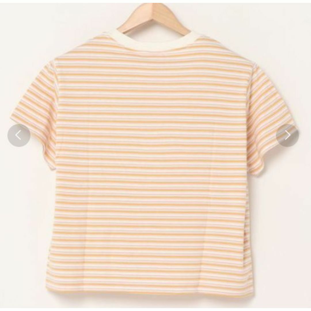 Levi's(リーバイス)の新品 定価3300円 リーバイス Levi's ストライプ Tシャツ ロゴ刺繍  レディースのトップス(Tシャツ(半袖/袖なし))の商品写真