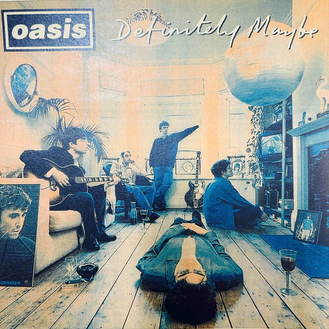 【白額付きポスター】oasis オアシス definitely maybe（新品 エンタメ/ホビーのアート用品(ポスターフレーム)の商品写真