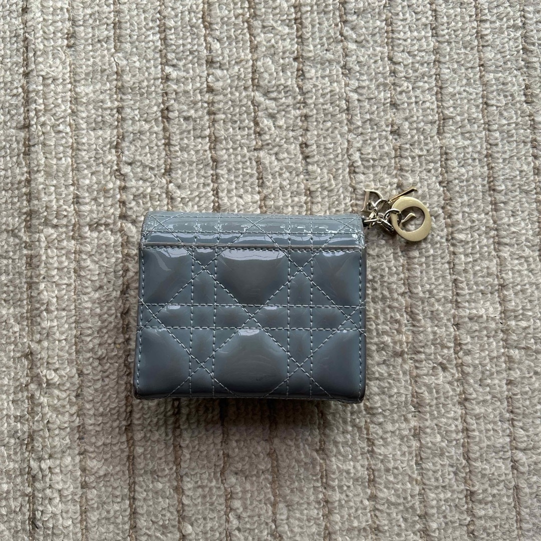 Christian Dior(クリスチャンディオール)のdior ロータスウォレット　ブルーグレー　財布　折り財布 レディースのファッション小物(財布)の商品写真