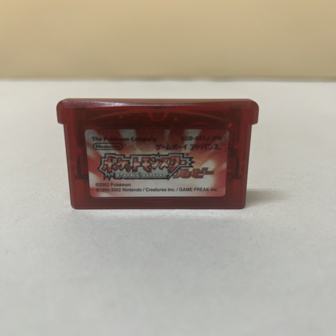 ゲームボーイアドバンス(ゲームボーイアドバンス)のGBA ソフト　ポケットモンスター ルビー エンタメ/ホビーのゲームソフト/ゲーム機本体(家庭用ゲームソフト)の商品写真