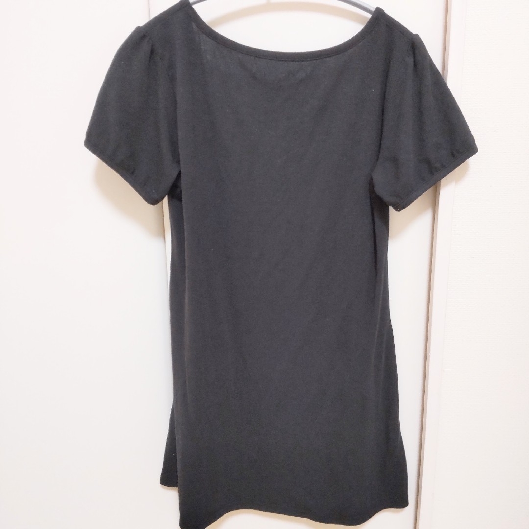 黒 半袖 Tシャツ レディースのトップス(Tシャツ(半袖/袖なし))の商品写真