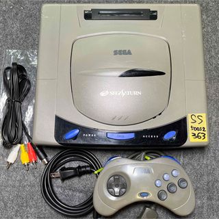 セガ(SEGA)の【すぐ遊べる】SS セガサターン 本体 メンテ清掃 電池交換済み 管理363(家庭用ゲーム機本体)