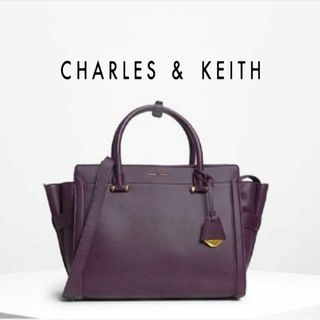 チャールズアンドキース(Charles and Keith)のCHARLES & KEITH クラシック ストラクチャーシティバッグ 0425(ショルダーバッグ)