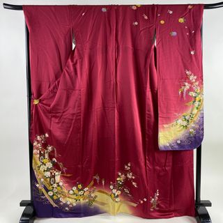 振袖 身丈168cm 裄丈69.5cm 正絹 秀品 【中古】(着物)