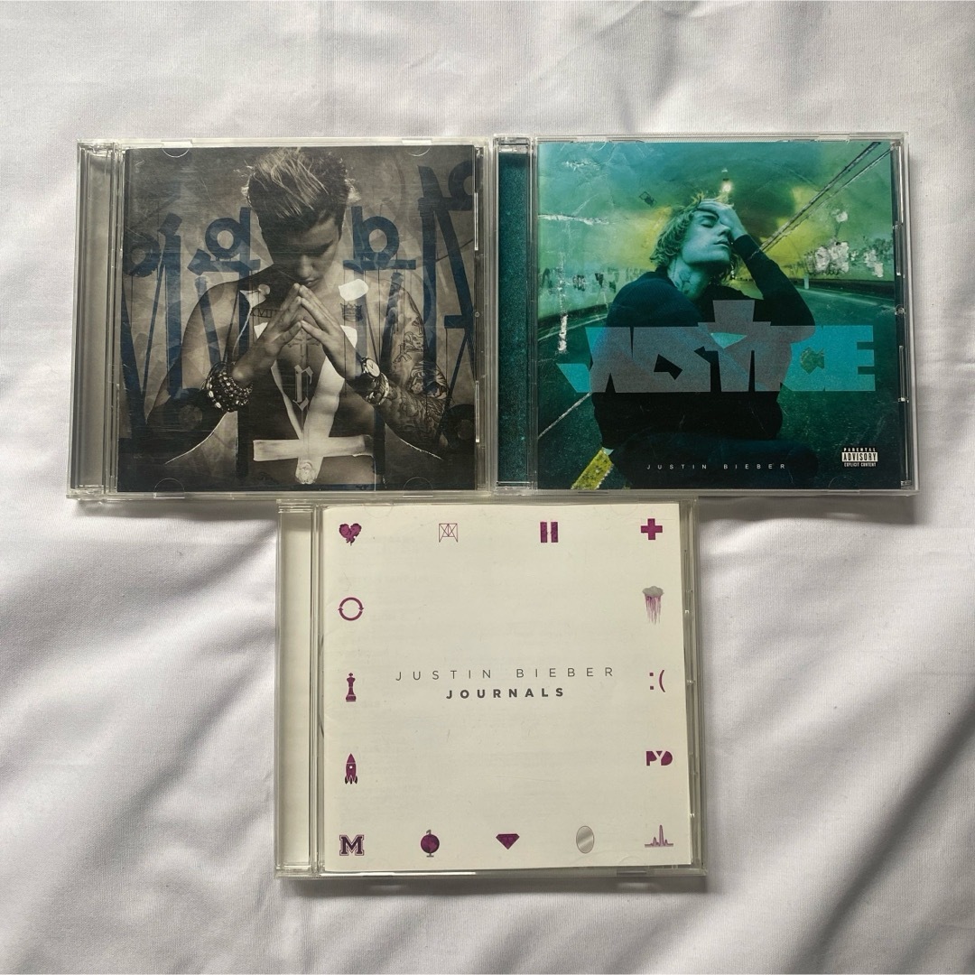 Justin Bieber  CD アルバム  3枚セット エンタメ/ホビーのCD(ポップス/ロック(洋楽))の商品写真