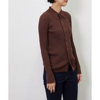 オーラリー(AURALEE)のAURALEE HIGH GAUGE RIB KNIT SHIRT(カーディガン)