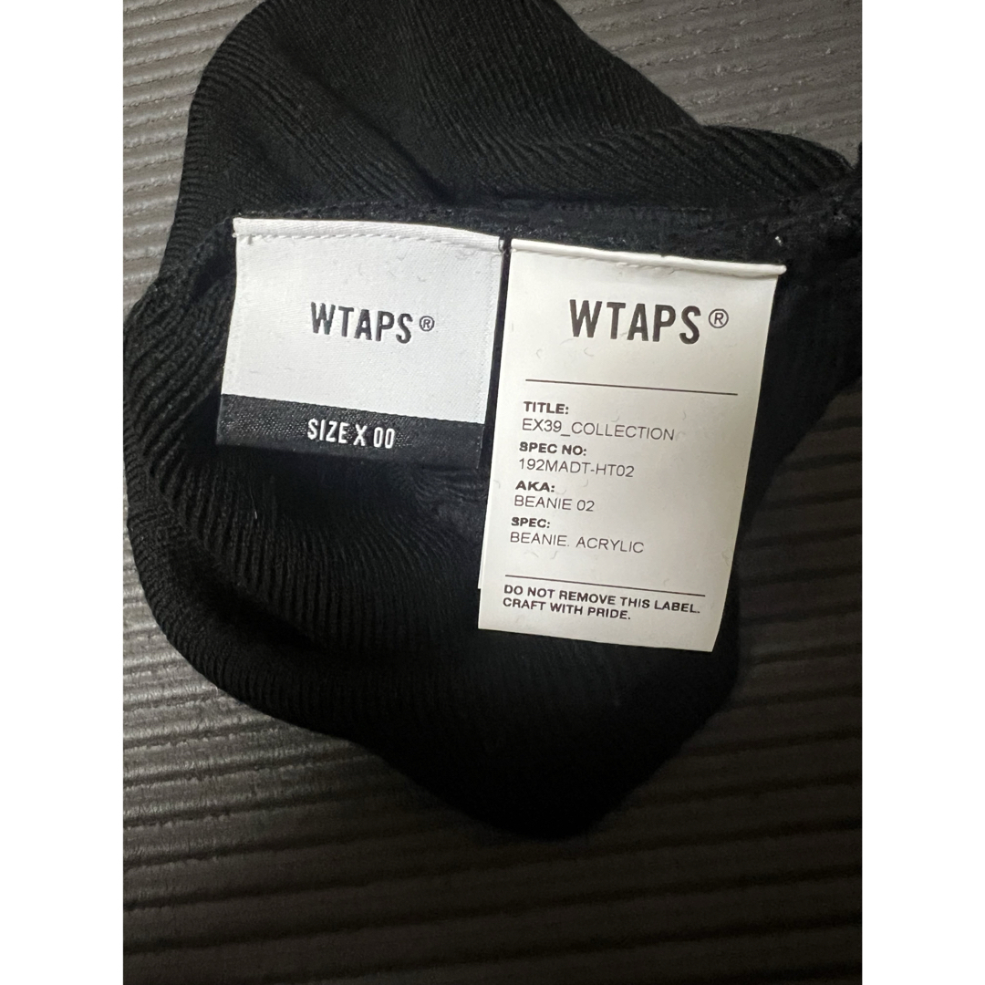 W)taps(ダブルタップス)のWTAPS BEANIE 02 ACRYLIC BLACK ダブルタップス メンズの帽子(ニット帽/ビーニー)の商品写真