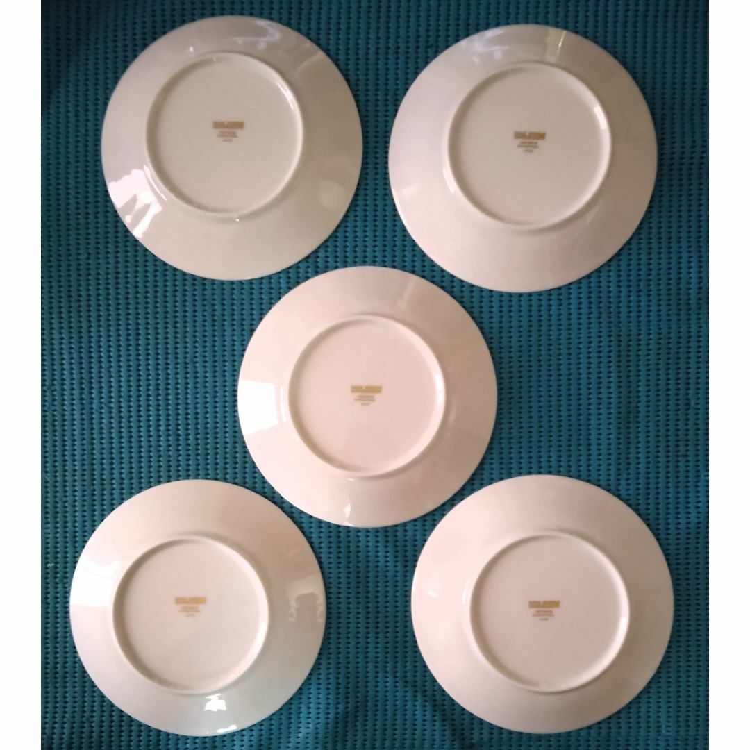 HANAE MORI(ハナエモリ)のHANAE MORI　DINNARWARE　森英恵　デザート皿　５個セット インテリア/住まい/日用品のキッチン/食器(食器)の商品写真