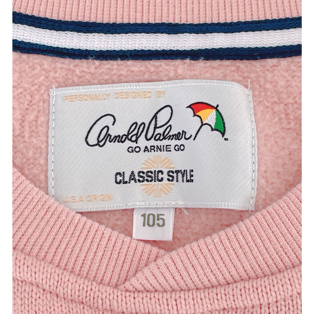 Arnold Palmer(アーノルドパーマー)のアーノルドパーマー プルオーバー 105cm キッズ/ベビー/マタニティのキッズ服女の子用(90cm~)(Tシャツ/カットソー)の商品写真