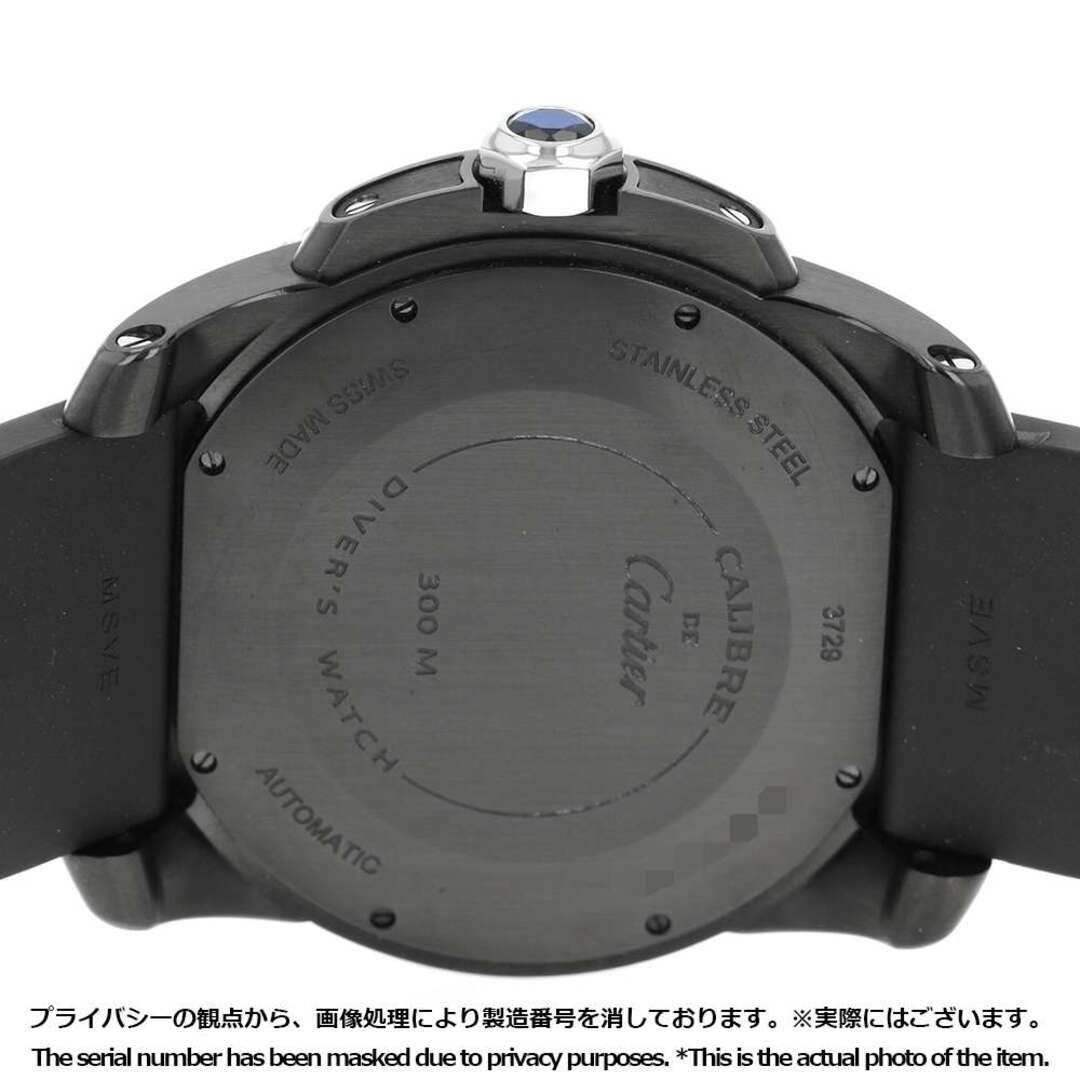Cartier(カルティエ)のカルティエ カリブル ドゥ カルティエ ダイバー WSCA0006 Cartier 腕時計 黒文字盤 メンズの時計(腕時計(アナログ))の商品写真