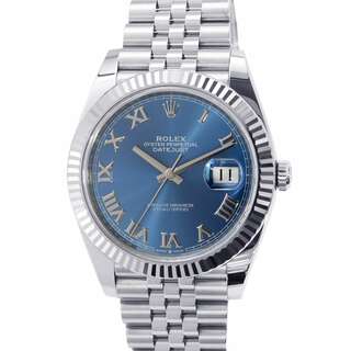 ロレックス(ROLEX)のロレックス デイトジャスト 126334 ROLEX 腕時計 アズーロブルー文字盤(腕時計(アナログ))