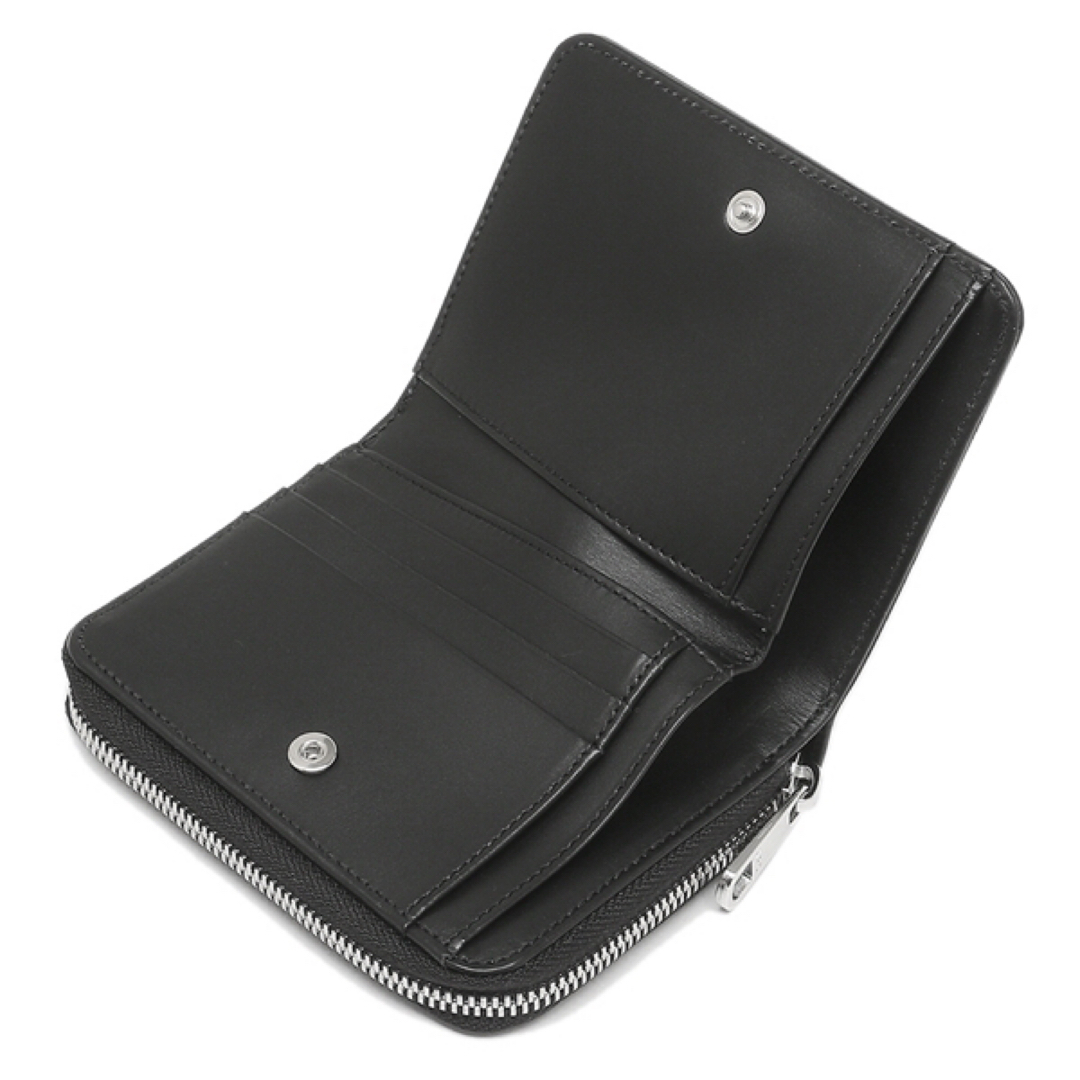 A.P.C(アーペーセー)のA.P.C. アーペーセー 二つ折り 財布 ラウンドジップ ブラック レディースのファッション小物(財布)の商品写真
