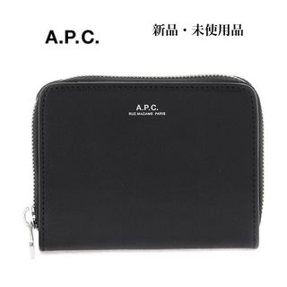 A.P.C. アーペーセー 二つ折り 財布 ラウンドジップ ブラック