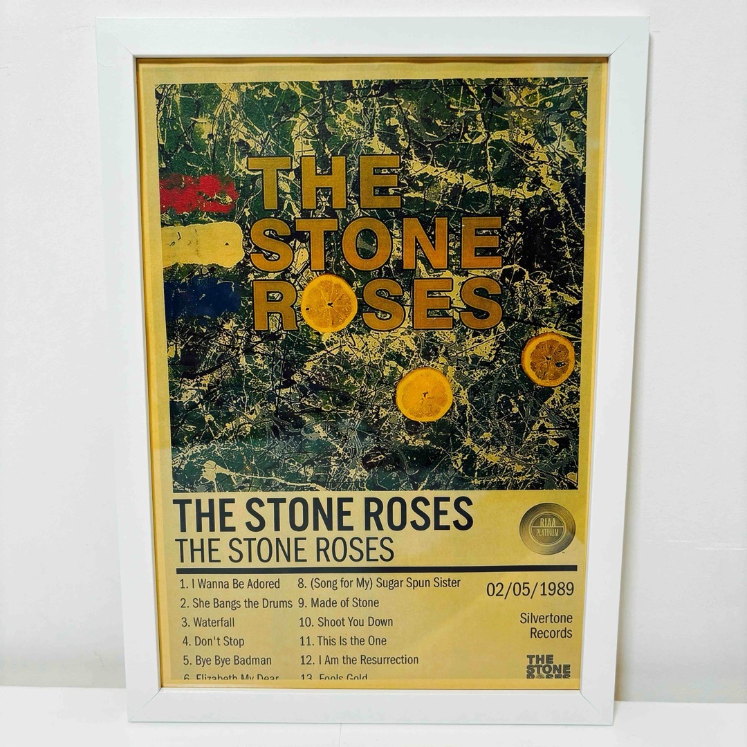 【白額付きポスター】The Stone Roses ザ・ストーン・ローゼズ（新品 エンタメ/ホビーのアート用品(ポスターフレーム)の商品写真