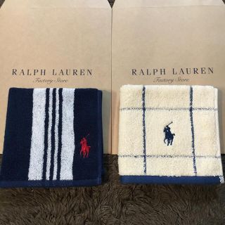 ラルフローレン(Ralph Lauren)のビジネス・スーツにも❣️ラルフローレン タオルハンカチ(ハンカチ/ポケットチーフ)